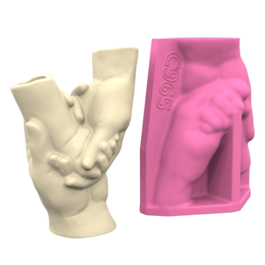lanema Silicone Mould Silicone Texture Perfect for Epoxy Resin Planter Concrete Casting