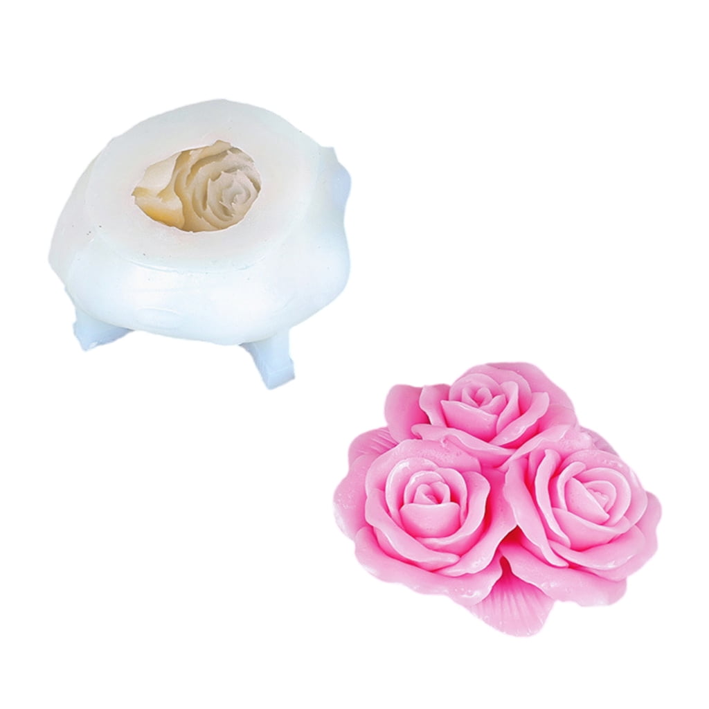 lanema Silicone Soap Mould Candle Making Moulds Flower Shape Craft Tool Silicone Ornament Moulds Resin Molds Silicone Texture