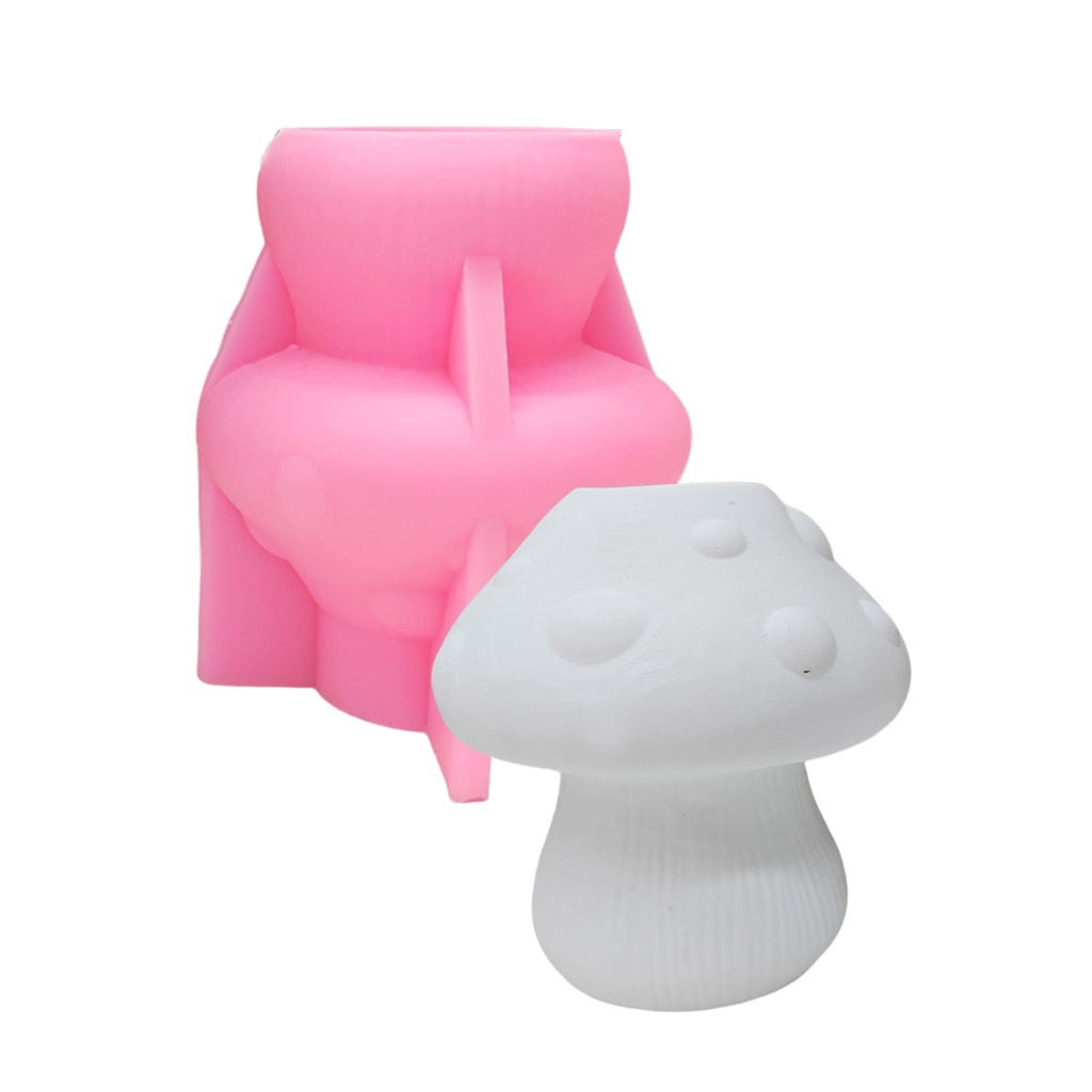 lanema Silicone Vase Moulds Silicone Planter Molds Mushroom Shape Crafting Molds Candle Holder Moulds Suitable for Flower Vase