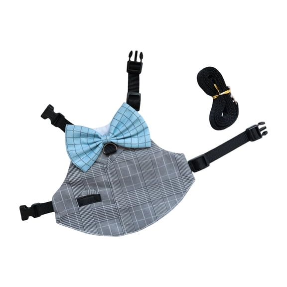 lanema Small Dog Harness with No Pull Walking Hiking Harness Tuxedo Easy Walking