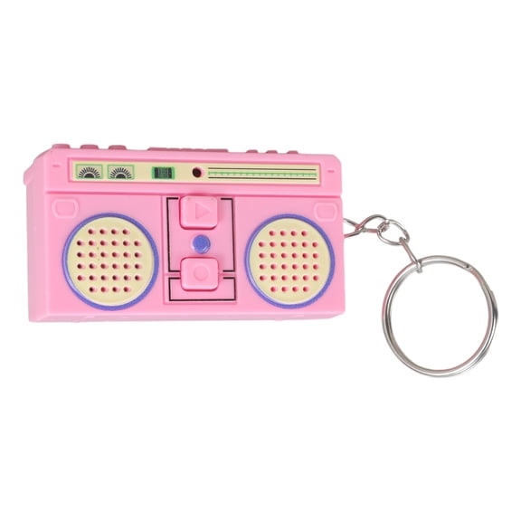 lanema Small Recorder Pendant with Intricate Carvings Cassette Recorder Pendant Key Jewelry Suitable for Gifts and Everyday Use
