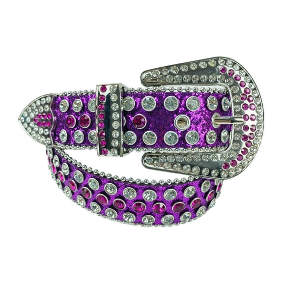 lanema Small-fresh Rhinestone Belt Full Adjustable Pin Buckle Belt for Girls