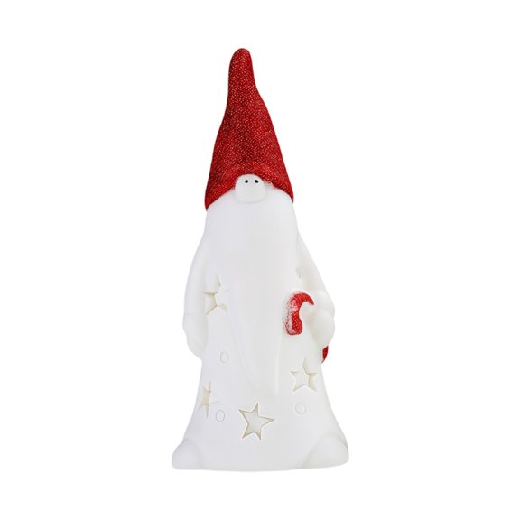lanema Snowman Shape Nightlight Plastic Holiday Decoration for Bedroom Desktop