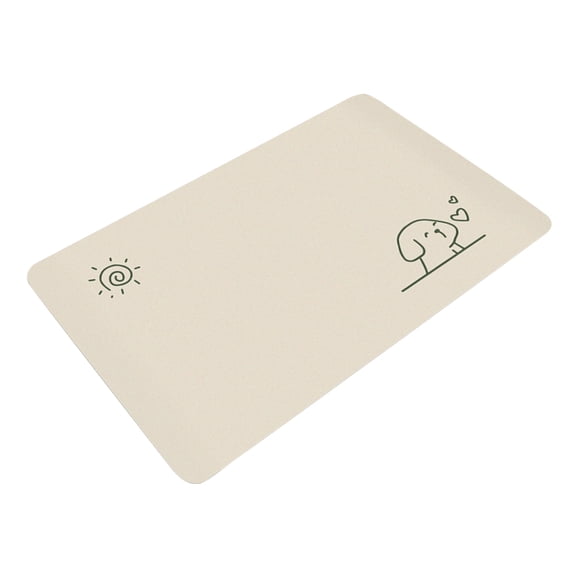 lanema Soft Diatomaceous Bath Mat Shower Mat Featuring Minimalists Designs Perfect for Bathroom Entryway or Kitchen Use
