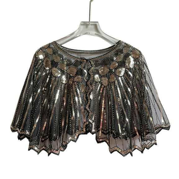 lanema Sparkling Shawls and Wraps for Evening Party/Wedding/Formal Dresses 20s Gatsby