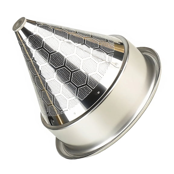 lanema Stainless Steel Double Layer Pourover Coffee Filter Funnel with Removable Screen Easy to Clean for Various Coffee Grind