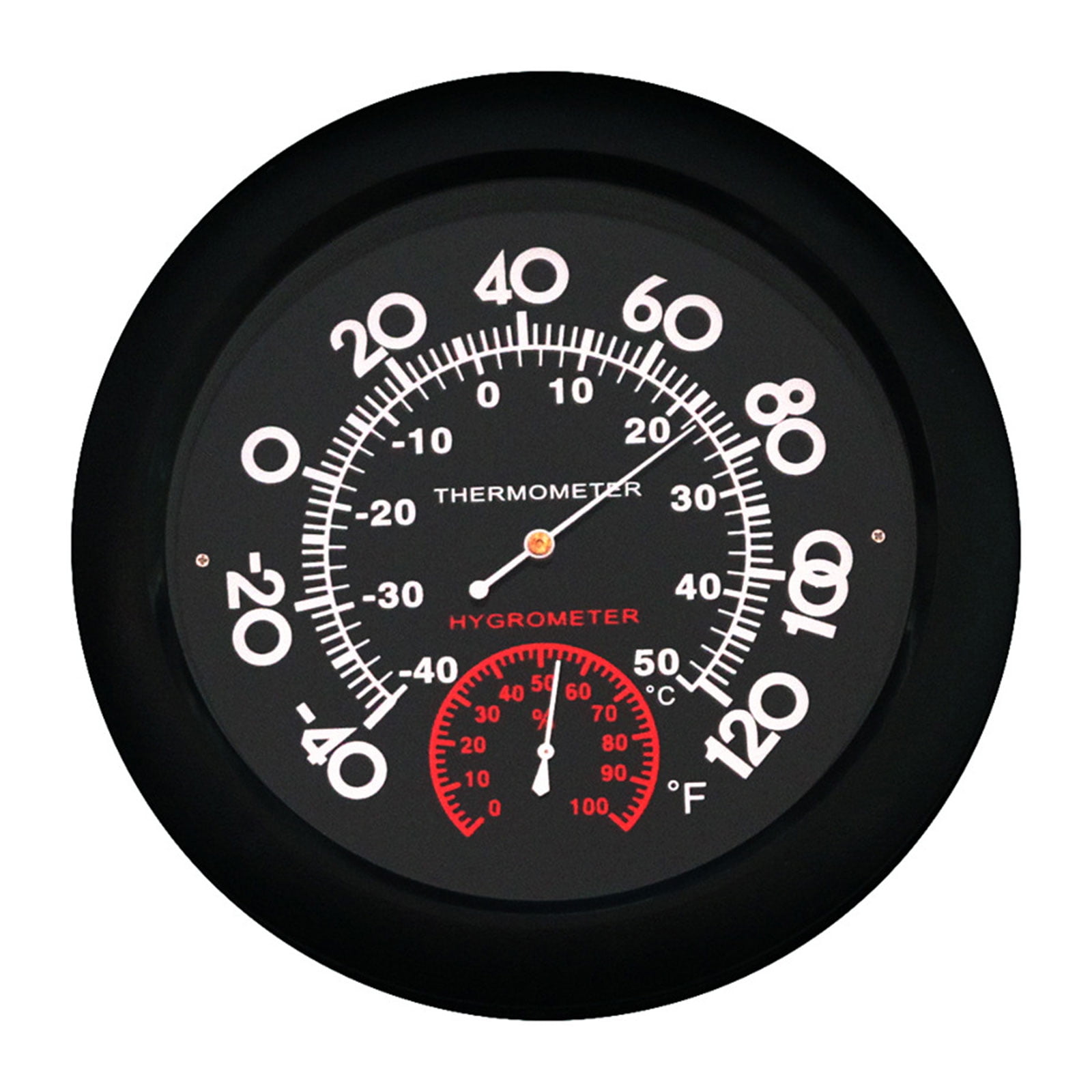 lanema Stainless Steel Wall Mounted Digital Thermometer Hygrometer for Home School Office Baby Room Hanging Weather