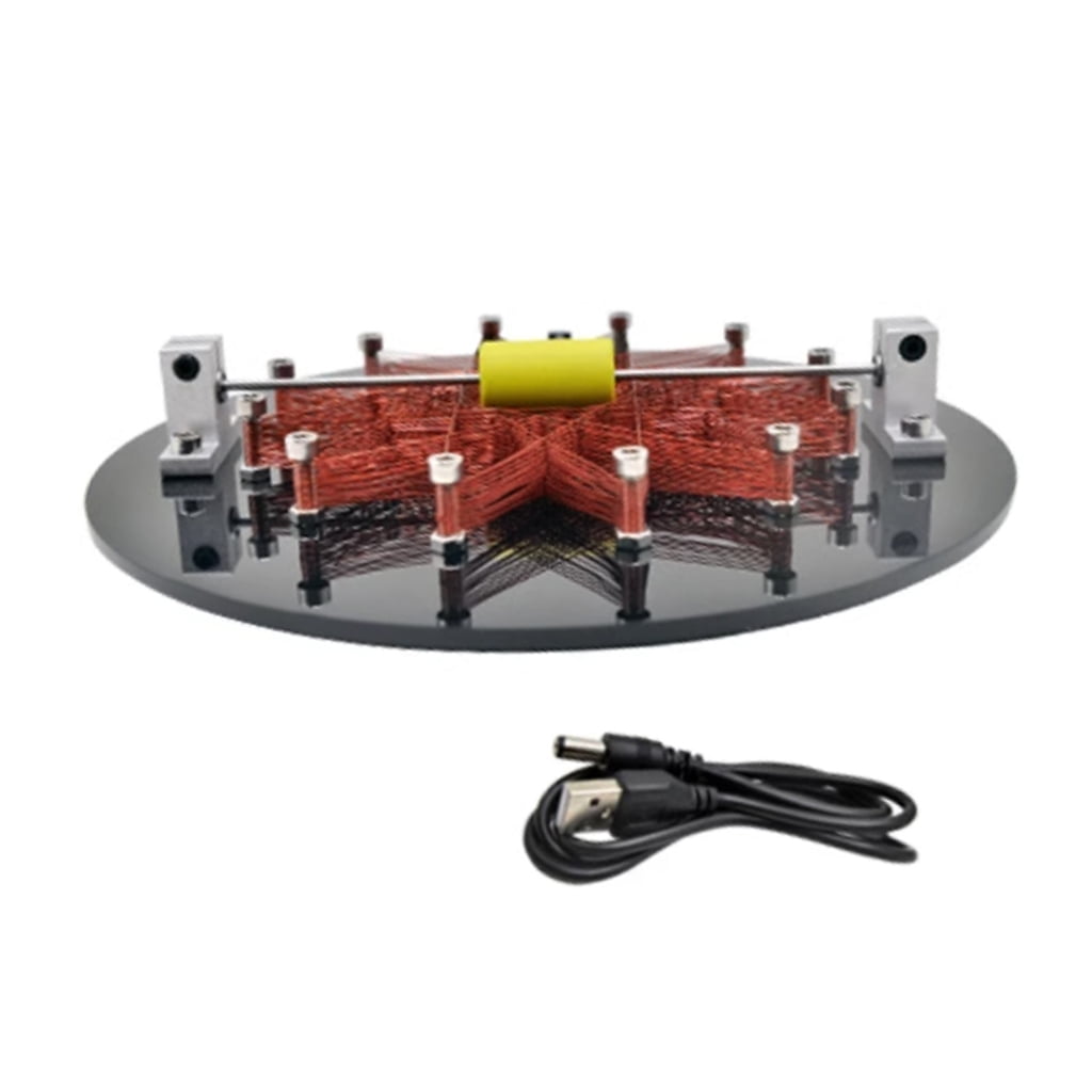 Produktbild von Oshhni Marco Rodin Sternspulen-Motor – DIY Elektromagnetisches Lernspielzeug, 25 Cm, USB 5V – Innovatives Energiedesign Für Experimente