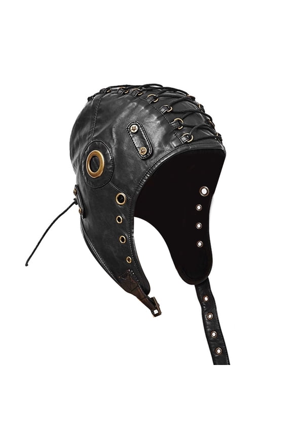 Steampunk Hat With Goggles Men Steampunk Earflap Hat Bomber Hat TrapperHat