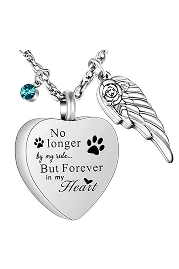 Sturdy Stainless Steel Heart Wing Locket Necklace for Ashes or Perfumes Sentimental Keepsakes for Memories Daily Use