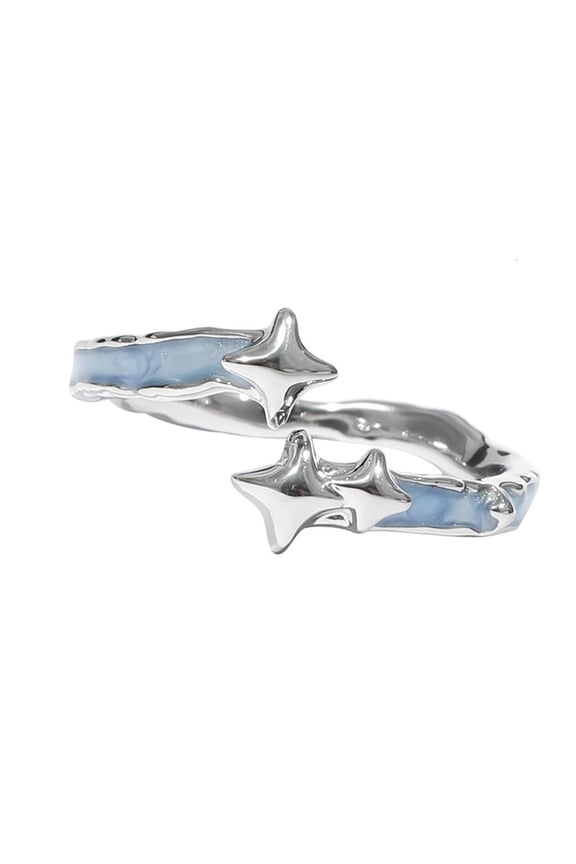 Stylish Alloy Rings With Planets and Star Designs Portable Accessory Decoration for Social Event Parties Supplies