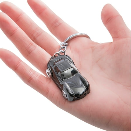 lanema Stylish Automotive Themed Metal Key Chain Exquisite Car Shaped Metal Keychain Accessory for Fan of Automotive Culture