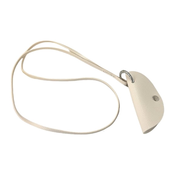 lanema Stylish Half Moon PU Leather Neck Hanging Bag Accessory Ideal For Students And Professionals Seeking Convenience