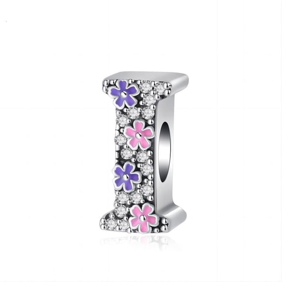 lanema Stylish Initial Pendant with Colorful Rhinestones Portable Accessory for Everyday Wear and Party Supplies Accessories