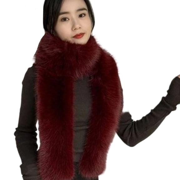 lanema Stylish Plush Stole With Double Function As Scarf or Shawl Neck Wrap For Indoor Outdoor Protections