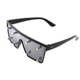 thumbnail image 1 of lanema Stylish Square Sunglasses With Metal Studs Embellishments UV400 Filter Eyewear, 1 of 11