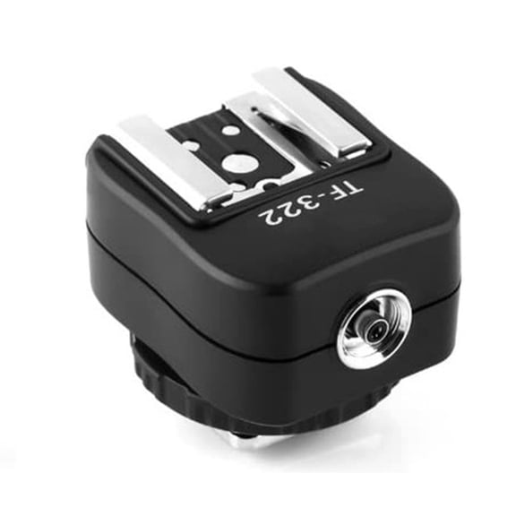 lanema TF322 Flashing Hot Shoe Sync Adapter with PC Sync Port Dedicated for SB-900 SB-800 SB-600 SB-80 SB-50 SB-30 SB-29/29S