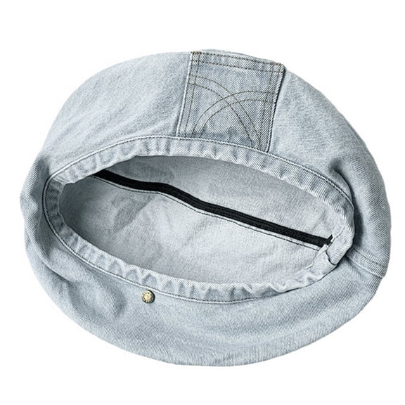 lanema Teens Girls Beret Hat InsStyle Bonnet Cap for Spring Autumn Women Denims Beret Cap Breathable Hat Street Snap Beanie Hat