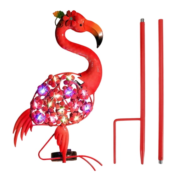 lanema Textured Sphere Solar phoenicopterus Light Ideal For Grass And Landscape