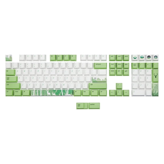 lanema Theme Keycaps 110 Cherry Keys PBT Keycaps 5 Sides Dye-Sublimation