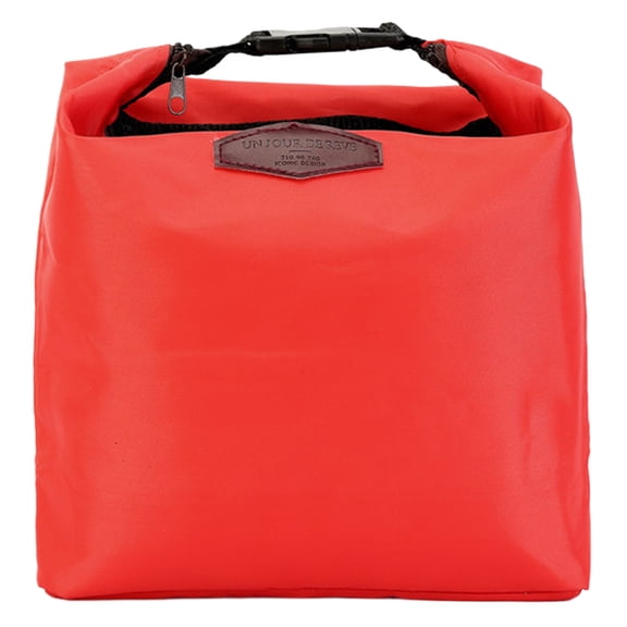 lanema Thermal Insulated Lunch Pouches Zippered Small Cooling Bag Nylon Food Storage Bag for Office School Picnics