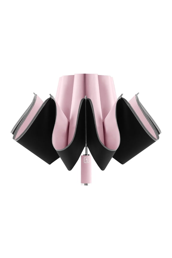 Three Folding Reverse Umbrella Anti-uv Umbrella Windproof for Sun Proof