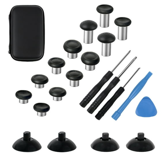 lanema Thumb Grip with Prying Tool and Screwdriver Thumbstick Grip for Controller Thumb Sticks Joystick Analog Gaming Accessory