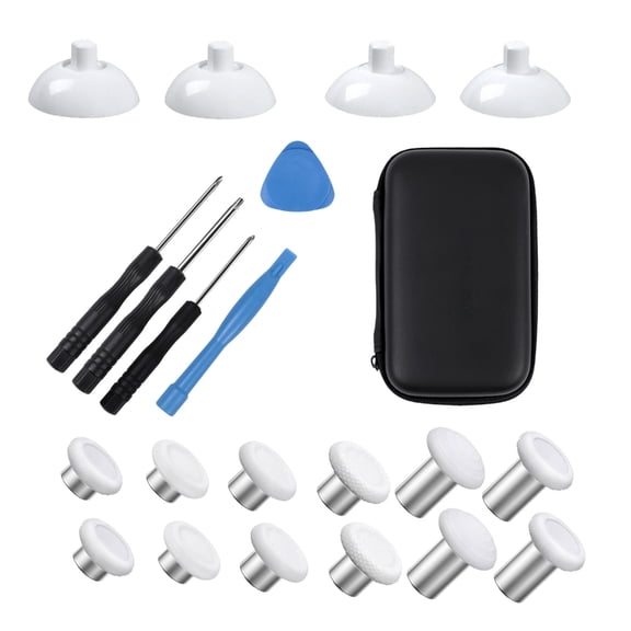 lanema Thumb Grip with Prying Tool and Screwdriver Thumbstick Grip for Controller Thumb Sticks Joystick Analog Gaming Accessory