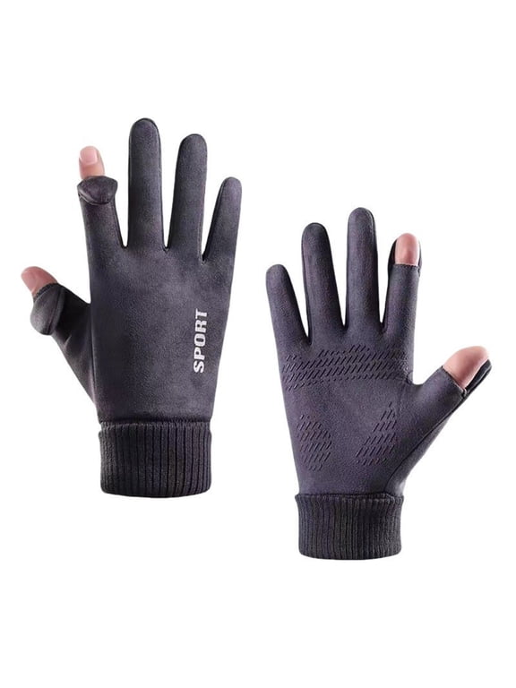 Touchable Screen Winter Gloves for Men Waterproof Design Outdoor Comfort