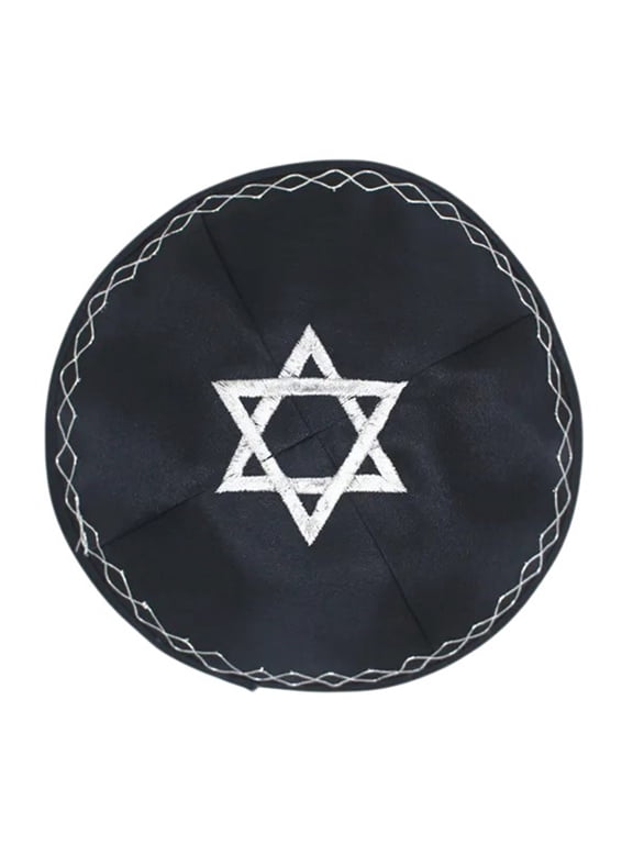 Traditional Kippah Caps for Adult Jewish Hat Embroidery Kippa Caps Yarmulke Hat