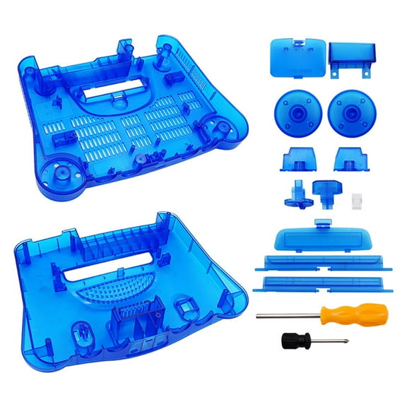 lanema Translucent Housing Cover for N64 Gaming Accessories Game Console Replacement