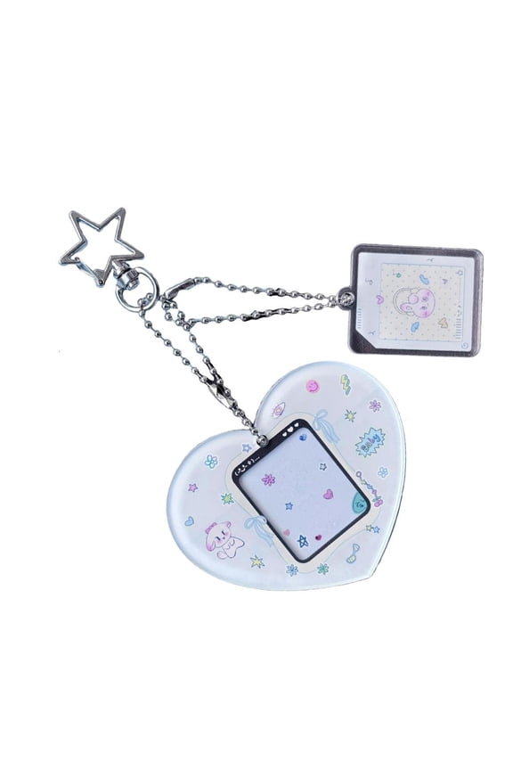 Trendy Acrylic Keychain Card Case Keychain Card Display For School Essential And Fan Meeting Souvenir Items