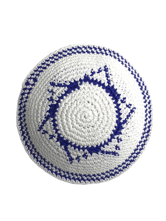 Trendy Kippah Hat for Adults Comfortable White Jewish Hat for Cultural Occasions