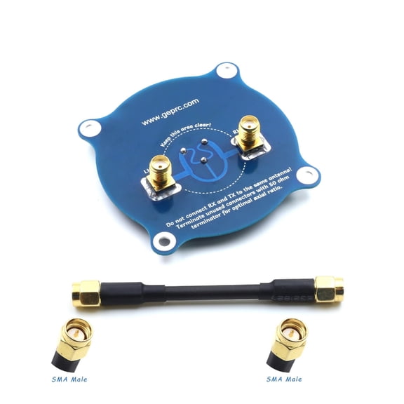 lanema Triples Feed Patches-1 5.8G 9.4DBI 100MHz FPV Goggles Circular Polarized FPV Antennas Replacement for Drones Accessories