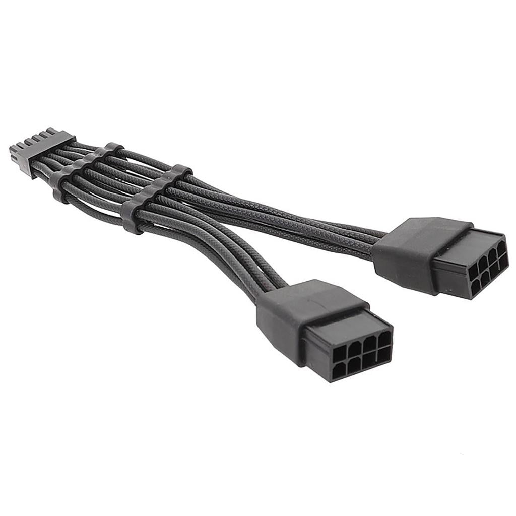 lanema Two PCIe 8Pin (6+2P) Female to 12Pin Male GPU Power Adapter ...