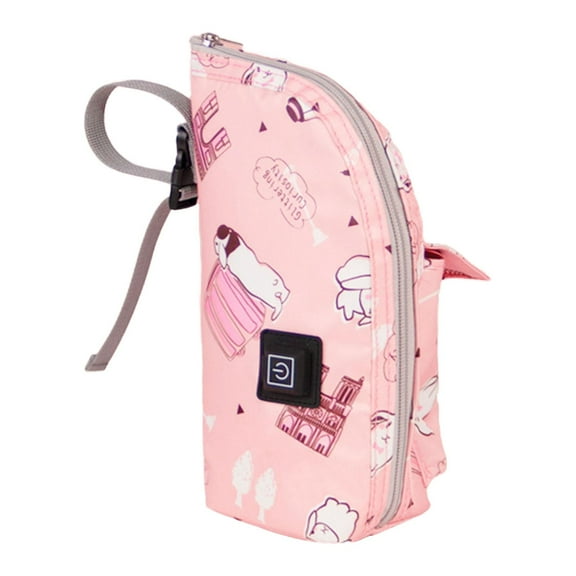lanema USB Baby Bottle Warmer Portable Travel Milk Warmer Infant Feeding Bottle Warm Insulation Thermostat Food Warming Bag