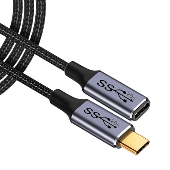 lanema USB C Extension Cable Female to Male TypeC USB3.2 Gen2 100W Fast Charging Extenders Cord for Laptops Tablets