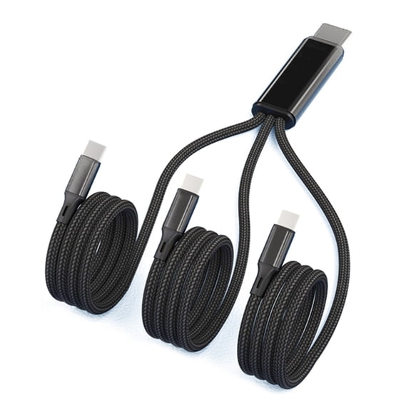 lanema USB C to USB C USB 1 to 3 Connector Fast Charging Cord for Cell Phone Tablet