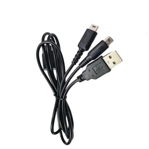 lanema USB Charging Cable Universal Power Cable for Console 47inch Data Cord Black