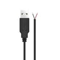 thumbnail image 1 of lanema USB Open End Cable Power Supply Cable for Driving Recorder 22AWG USB Male, 1 of 14