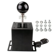 lanema USB Simulator Shifter Racing Games H Gear Shifter Aluminum Alloy Easy Operation Compact Compatible for G27 G29 T300