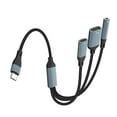 thumbnail image 1 of lanema USB Type C 3in1 Hubs Cable 3.5mm Sound PD60W Quick Charging OTGs Data Connection Cable for Laptops and Tablets, 1 of 16