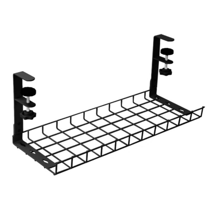 lanema Under Table Storage Rack Metal Cable Management Tray Home Office Desk Wire