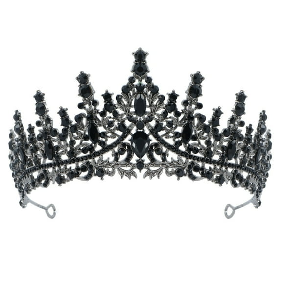 lanema Unique Alloy Rhinestones Crown For Women Hair Decors For Wedding Or Party Wear