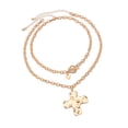 thumbnail image 1 of lanema Unique Crosses Pendant Necklace Stylish Hammered Crosses Necklace Unique Neck Accessories for Fashion Enthusiasts, 1 of 21