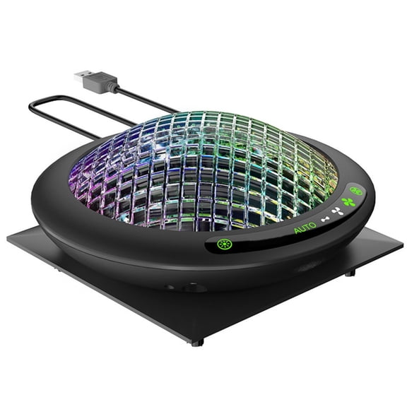 lanema Unique Shaped Cooling Fan for Series Console Auto/Manual Wind Speed Adjustment Cooling System with Light USB Port