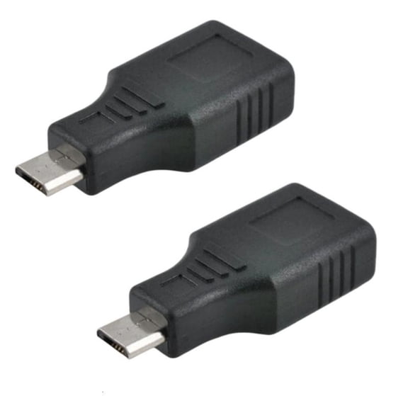 lanema Unique USB2.0 Female to Small USB Male Converters Small To USB2.0 Adapter for Smartphones and Tablets 2Pack