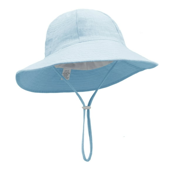 lanema Unisex Baby Sun Protections Hat Cotton Fisherman Caps with Solid/Embellishment