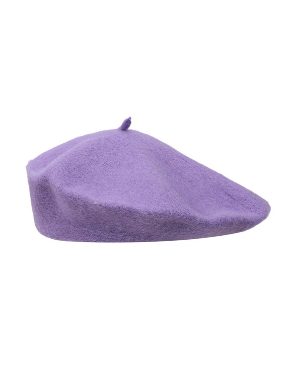 Unisex Beret Hats French Vintage Style Soft Knit Fall Winter Accessory for Men