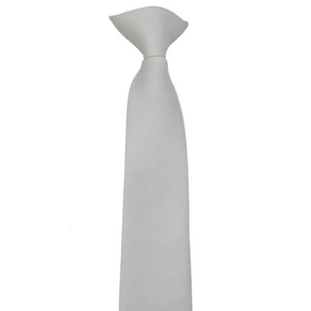 lanema Unisex Clip on Tie Solid Color Ties for Men and Women Pre Tied Adjustable Neckties for Formal Graduation School Uniform